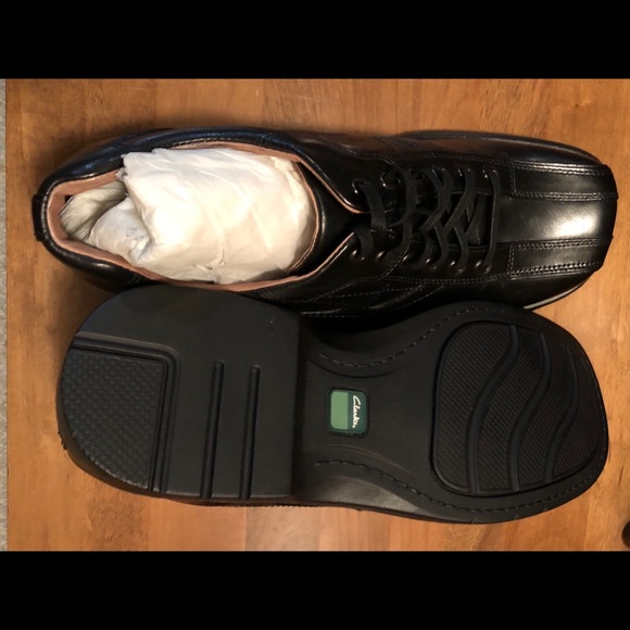 Men’s Clark Shoes Black Frequency New - Picture 7 of 8